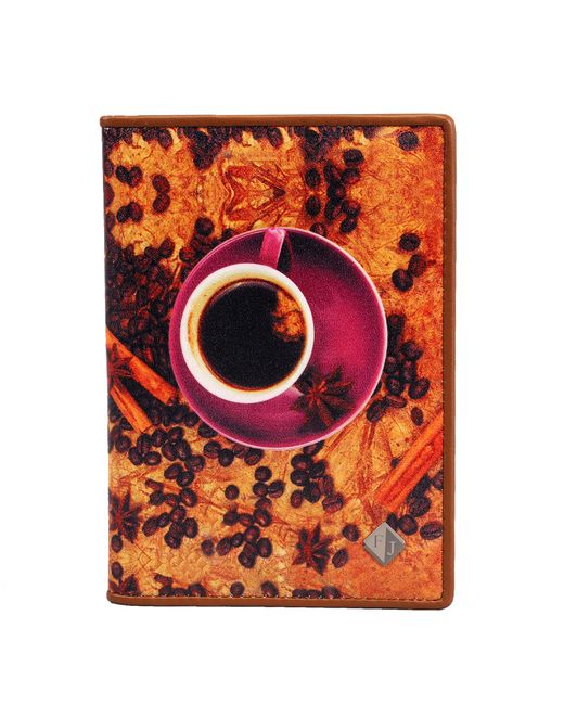 Flioraj Обложка для паспорта женская 306-14183 coffeebeans
