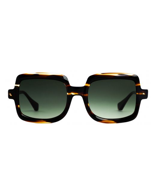Gigibarcelona Солнцезащитные очки CHARLOTTE зеленые