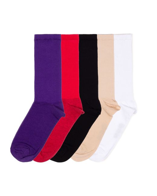 St. Friday Комплект носков унисекс Однотонные спортивные комплект разноцветных
