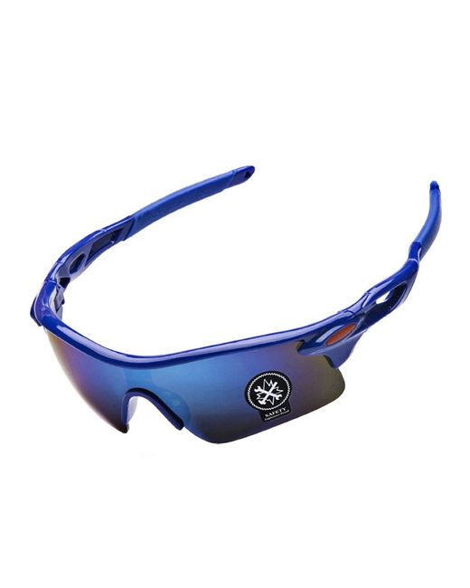Robesbon Спортивные солнцезащитные очки унисекс синие