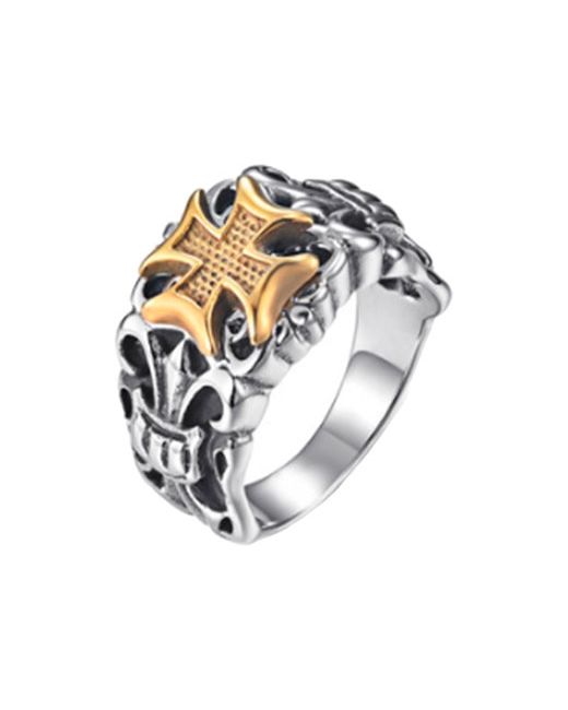 DG Jewelry Перстень из стали с эмалью р. 20.5 GSR0095