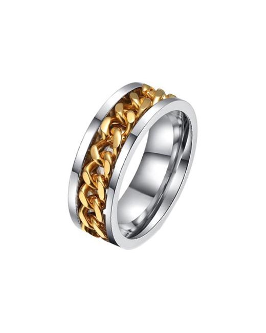 DG Jewelry Кольцо из стали р. 19 DG-R045M-SG