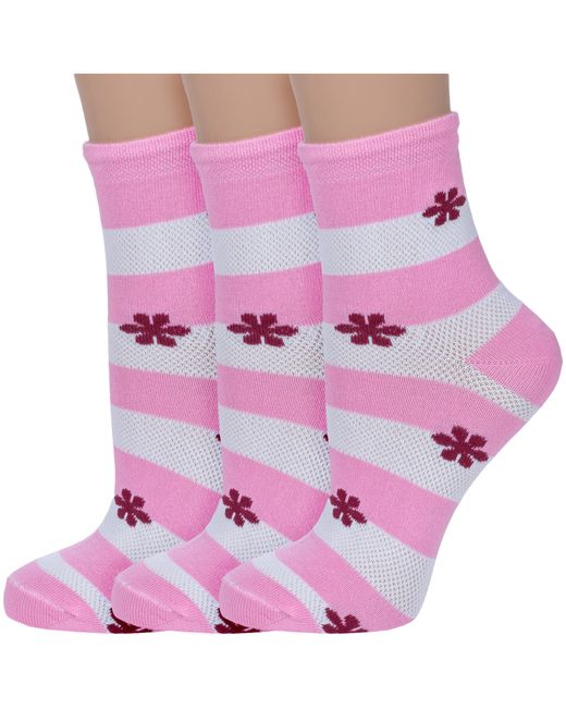 Альтаир Комплект носков женских 3-С40 разноцветных