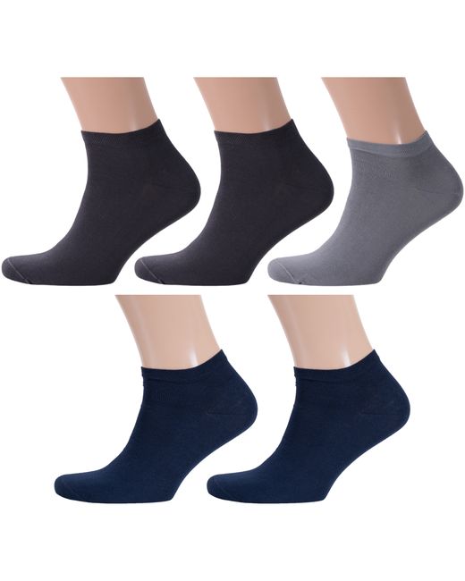 RuSocks Комплект носков мужских 5-М-2212 разноцветных