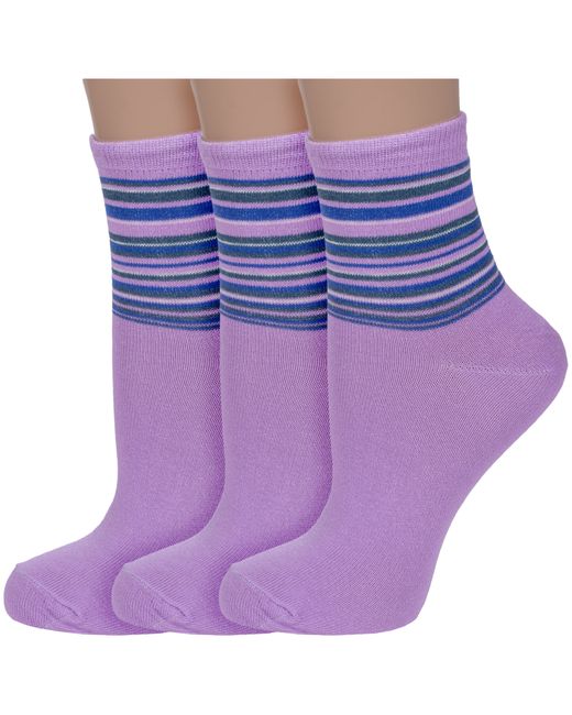 Альтаир Комплект носков женских 3-С46 разноцветных