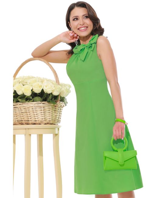 DSTrend Платье Девичьи грёзы зеленое