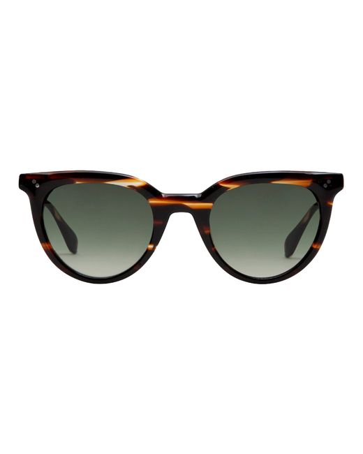 Gigibarcelona Солнцезащитные очки AGATHA зеленые
