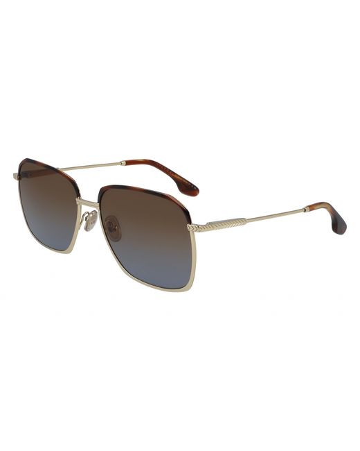 Victoria Beckham Солнцезащитные очки VB207S коричневые
