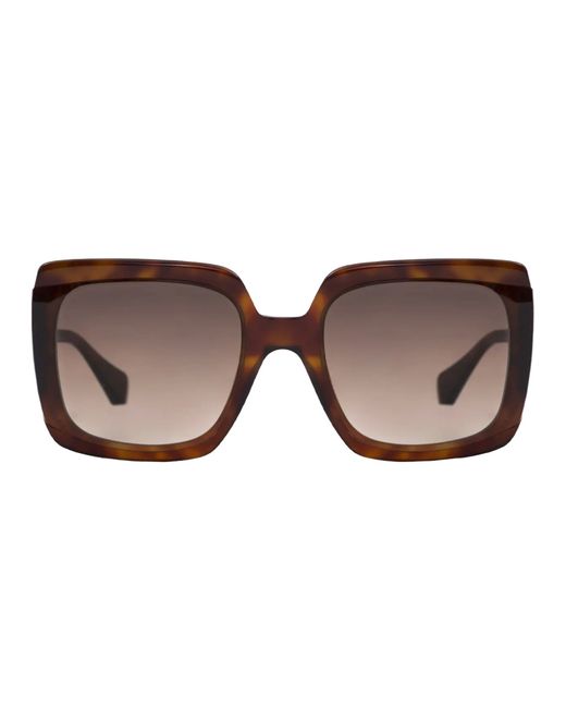 Gigibarcelona Солнцезащитные очки HELENA коричневые