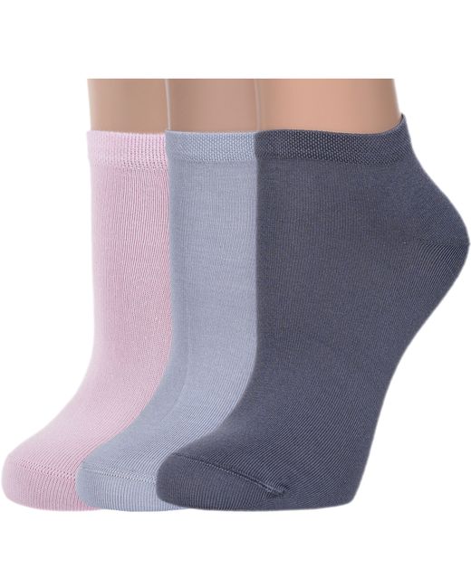 RuSocks Комплект носков женских 3-Ж-1522 разноцветных