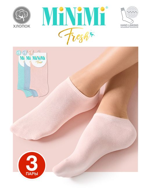 Minimi Комплект носков женских MINI FRESH 4102-3 разноцветных