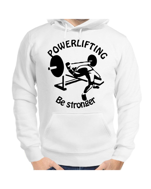 Nobrand Худи 54 р-р powerlifting be stronger