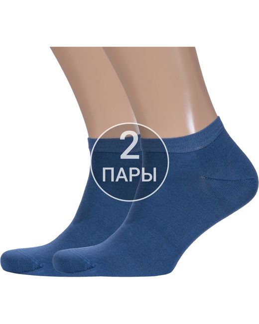 RuSocks Комплект носков мужских 2-М3-24737 синих