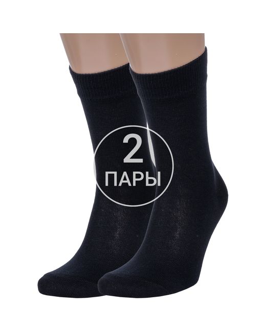 Vasilina Комплект носков мужских 2-6С3141 черных