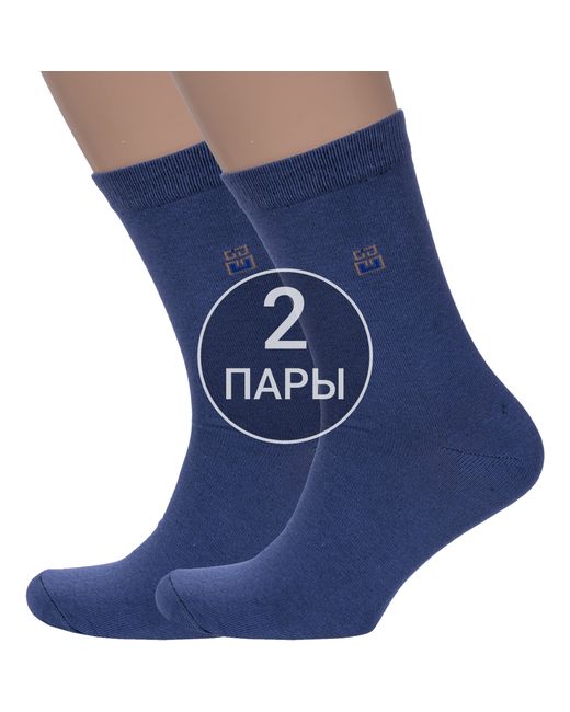 Vasilina Комплект носков мужских 2-2С4108 синих