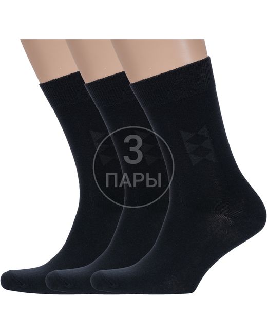 Борисоглебский трикотаж Комплект носков мужских 3-4С906 черных