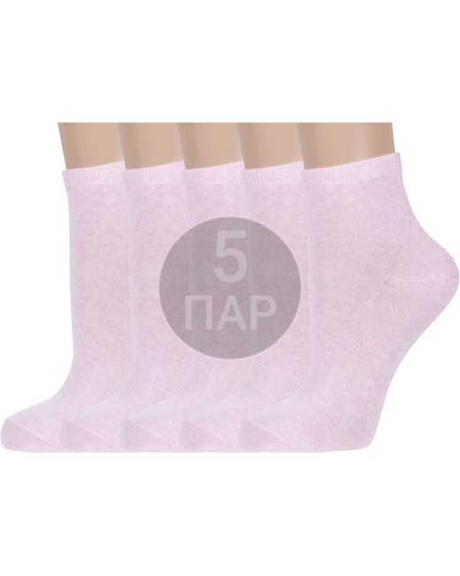Борисоглебский трикотаж Комплект носков женских 5-6С738 розовых