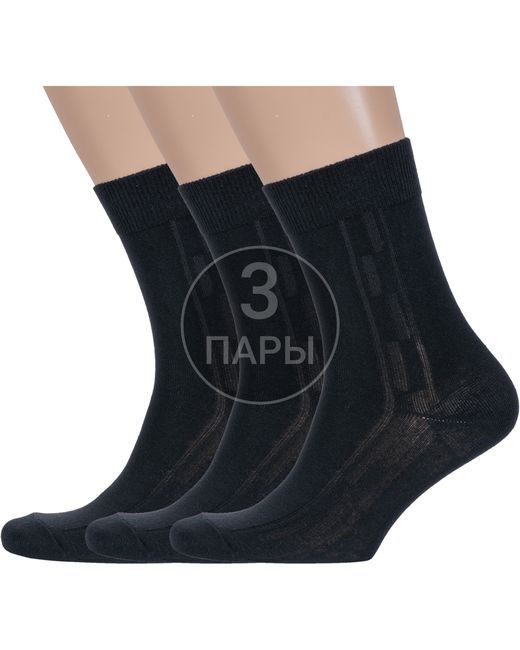 Борисоглебский трикотаж Комплект носков мужских 3-4С901 черных