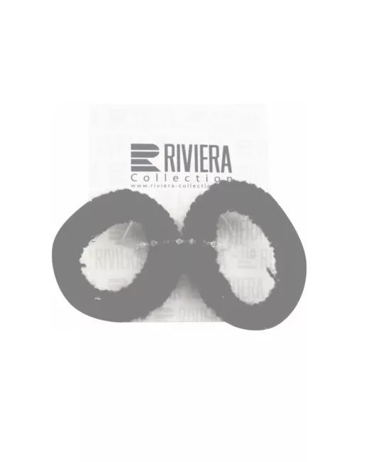 Riviera Резинки для волос Махрушки черная 2 шт
