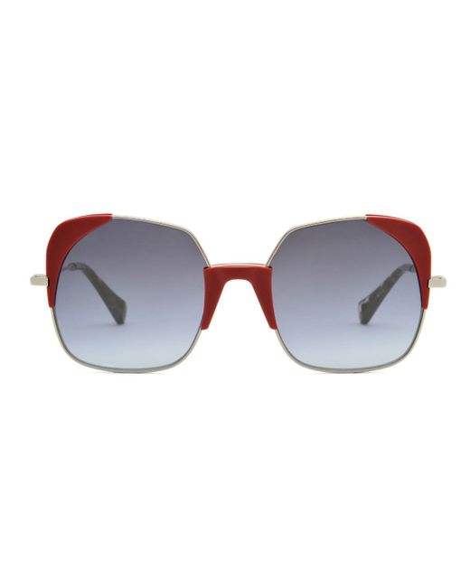 Gigibarcelona Солнцезащитные очки ADARA синие