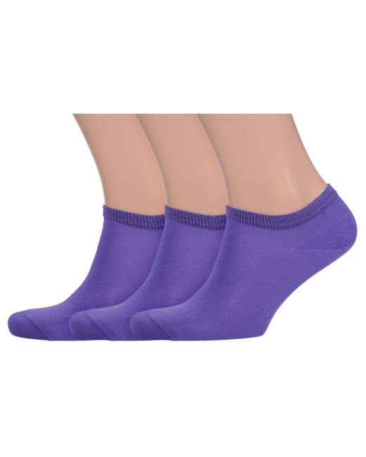 Lorenzline Комплект носков мужских 3-К28 фиолетовых