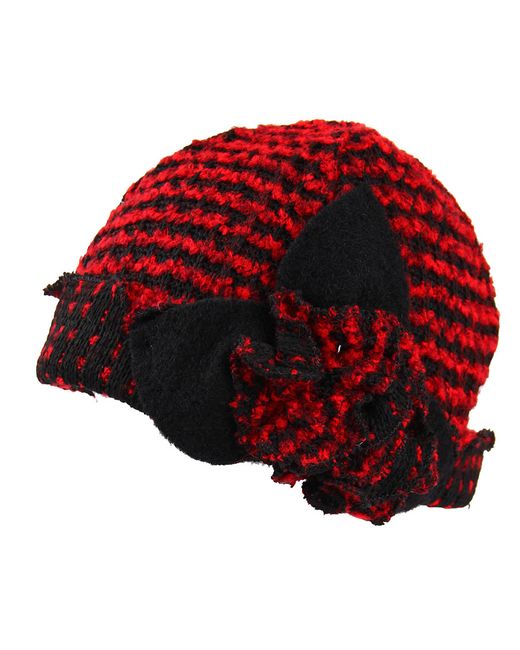 Venera Шляпа 9701959 красная/черная