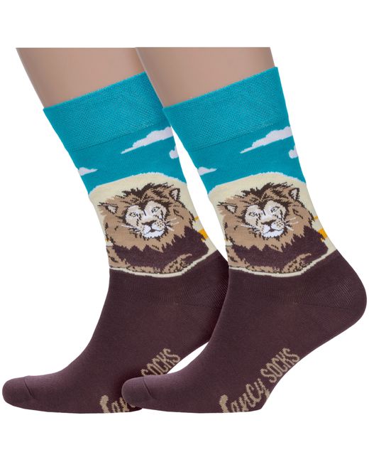 Para Socks Комплект носков мужских бордовых