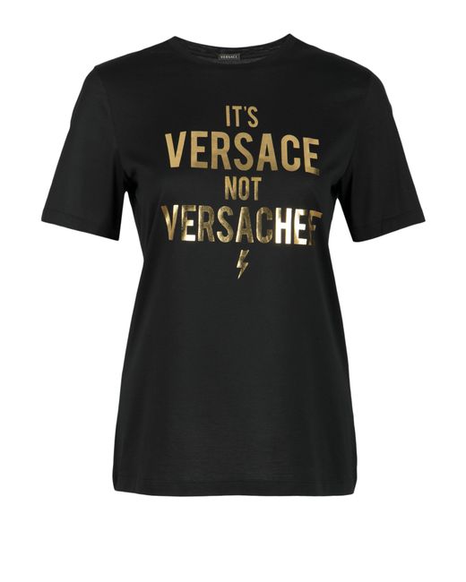 Versace Футболка черная