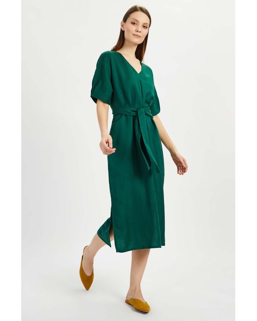 Baon Платье B4522050 зеленое
