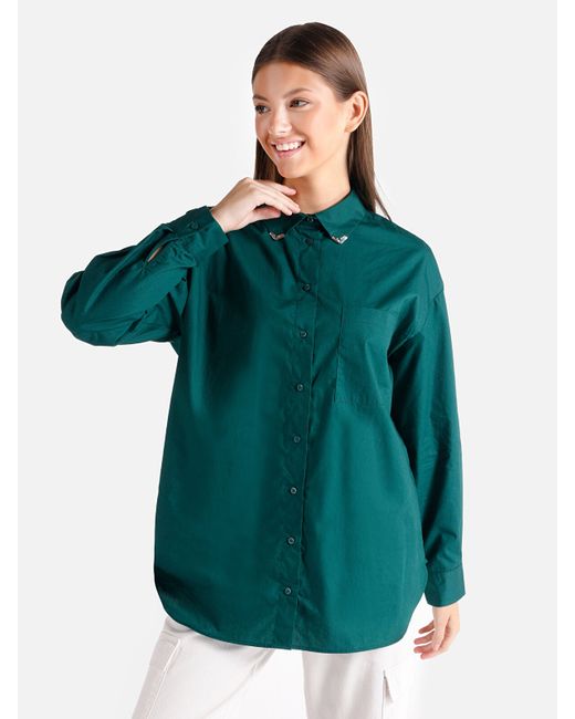 Colin's Рубашка CL1065852 зеленая