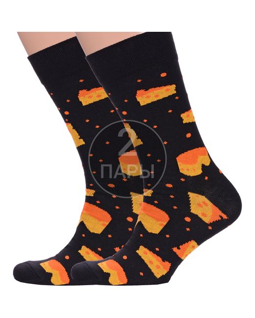 Para Socks Комплект носков мужских 2-FS4 черных 2 пары