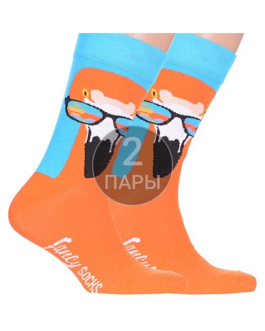 Para Socks Комплект носков мужских 2-FS1 разноцветных 2 пары