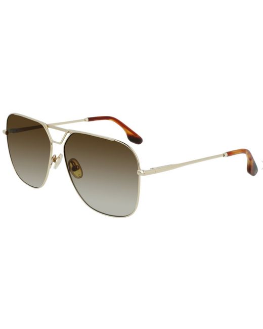 Victoria Beckham Солнцезащитные очки VB217S коричневые