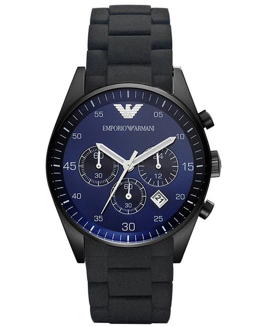 Emporio Armani Наручные часы Sportivo 43mm черные