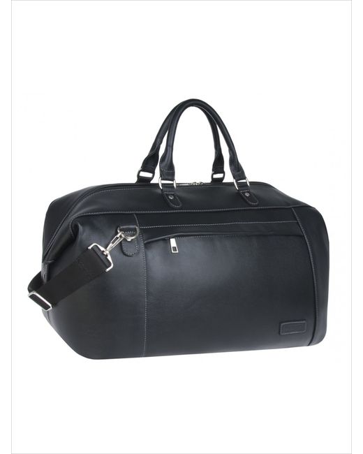 Franchesco Mariscotti Дорожная сумка унисекс 6-403 черная 30х50х25 см