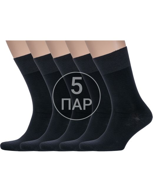 Lorenzline Комплект носков мужских 5-Н2Л черных 5 пар
