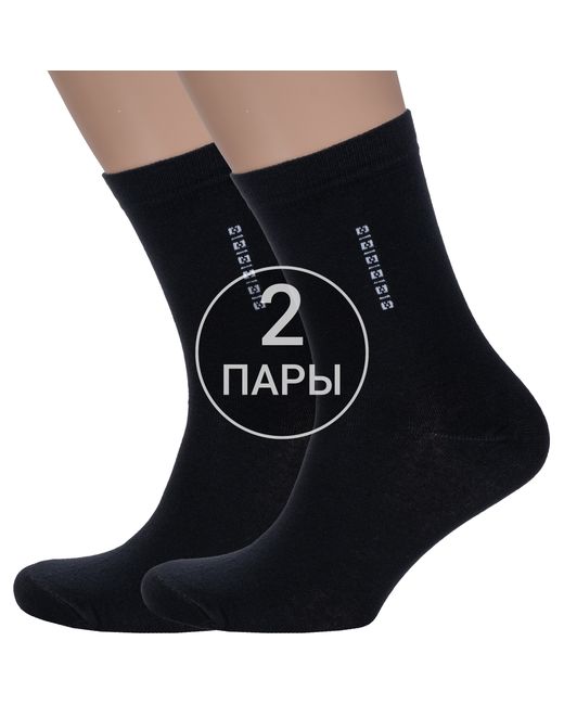 Альтаир Комплект носков мужских 2-С18 черных
