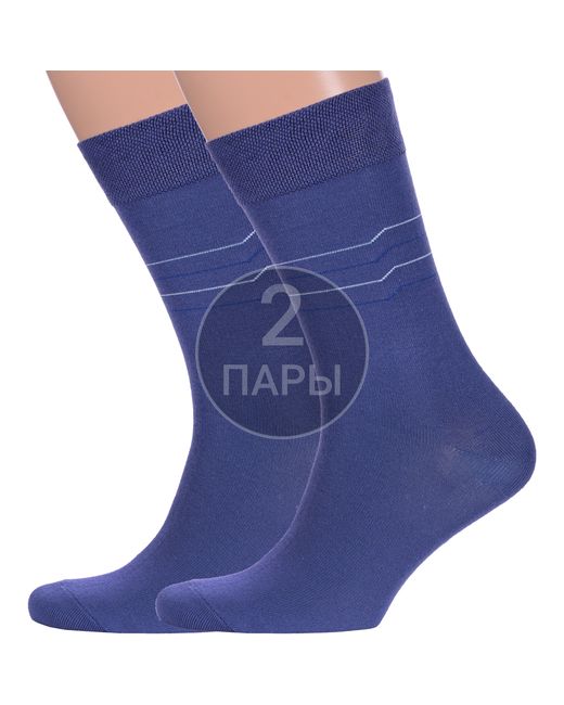Para Socks Комплект носков мужских 2-M2D18 синих 2 пары