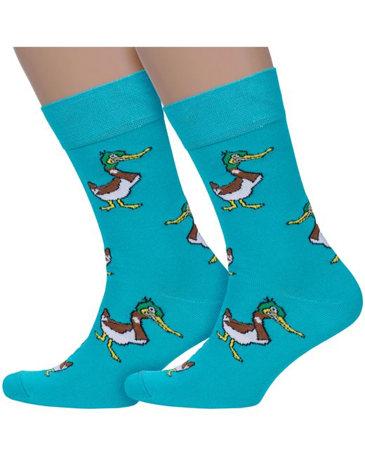 Para Socks Комплект носков мужских бирюзовых