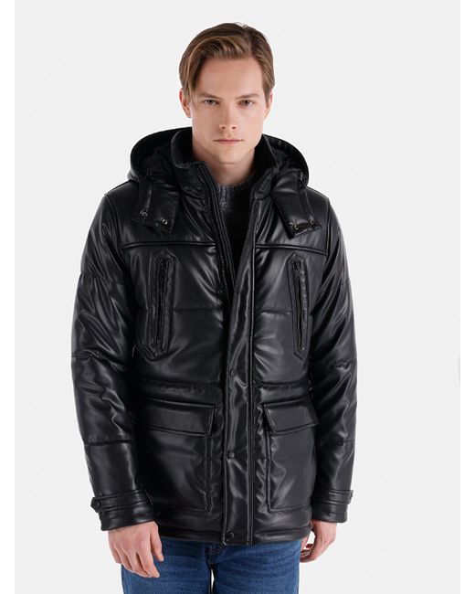 Colin's Кожаная куртка CL1064989 черная