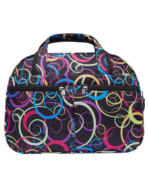 Bags-Art Дорожная сумка унисекс LM 40-48 черная/желтая 30x41x20 см
