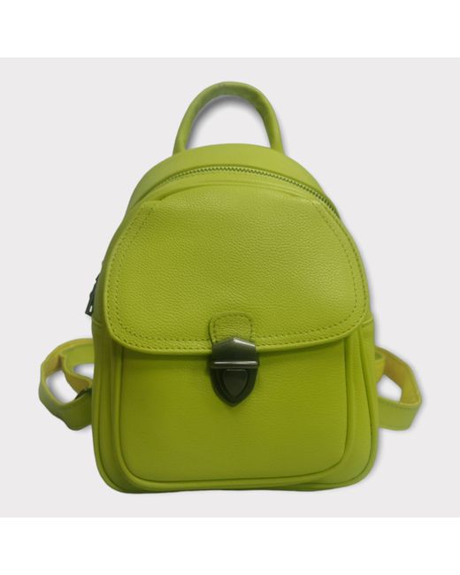 Bruono Сумка-рюкзак STN-9151 зеленая 22х18х9 см