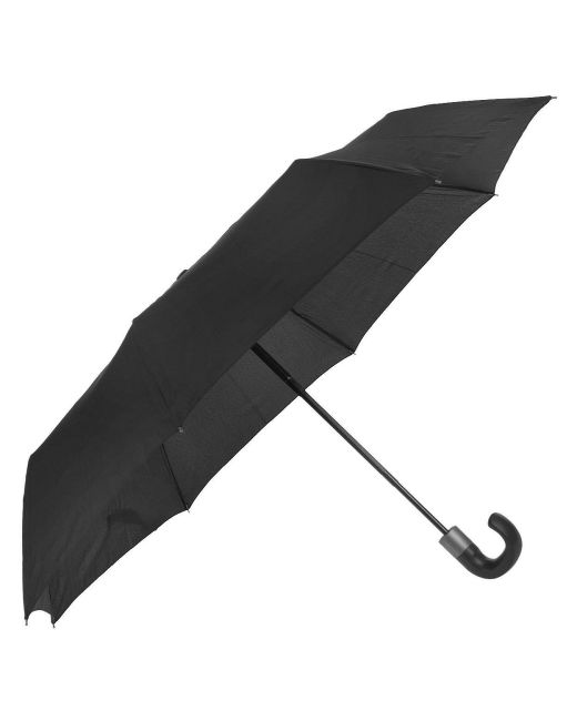 Airton Зонт складной мужской полуавтоматический черный