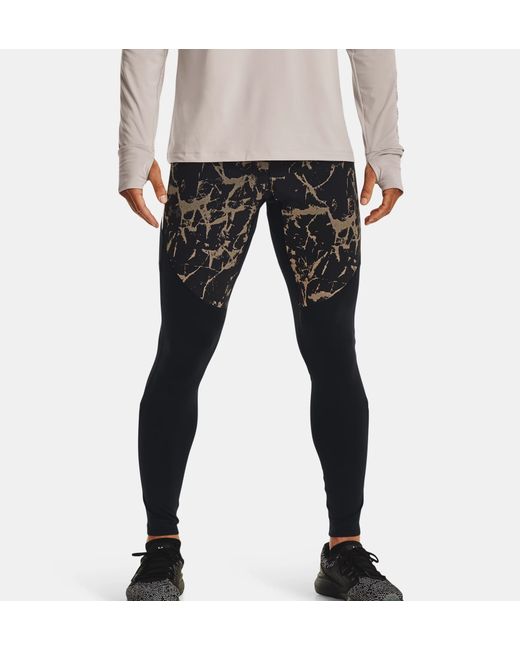 Under Armour Тайтсы Ua Outrun The Cold Tight Black размер