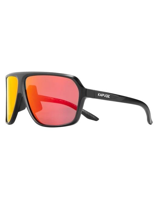 Kapvoe Спортивные солнцезащитные очки PGXC-KE-X64-1LENS красные