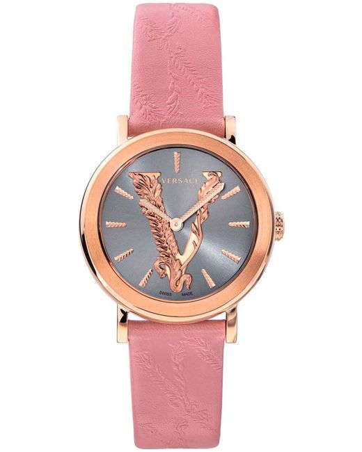 Versace Наручные часы розовые