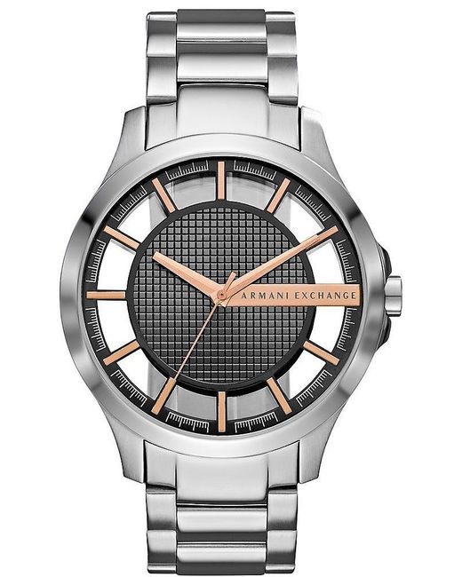 Armani Exchange Наручные часы унисекс серебристые