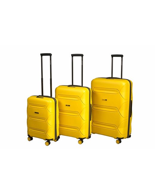 L'Case Комплект чемоданов Miami yellow