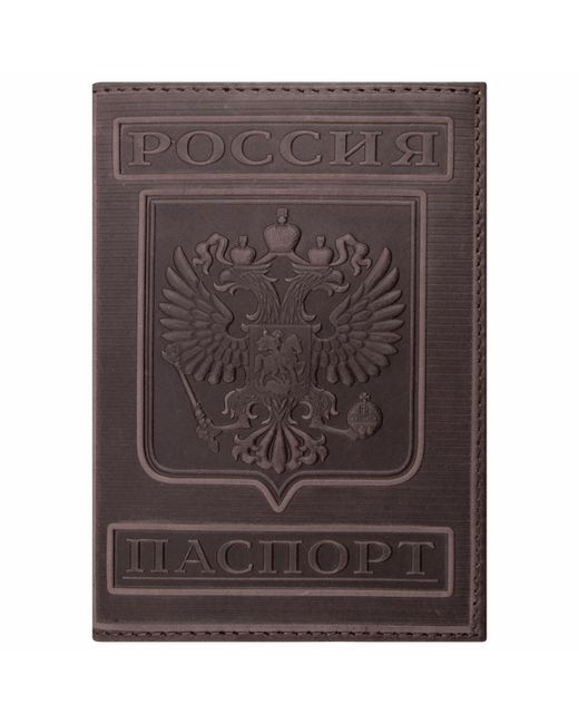 Brauberg Обложка для паспорта с гербом коньяк