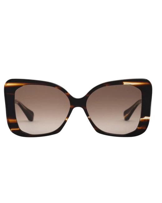 Gigibarcelona Солнцезащитные очки AMANDA коричневые